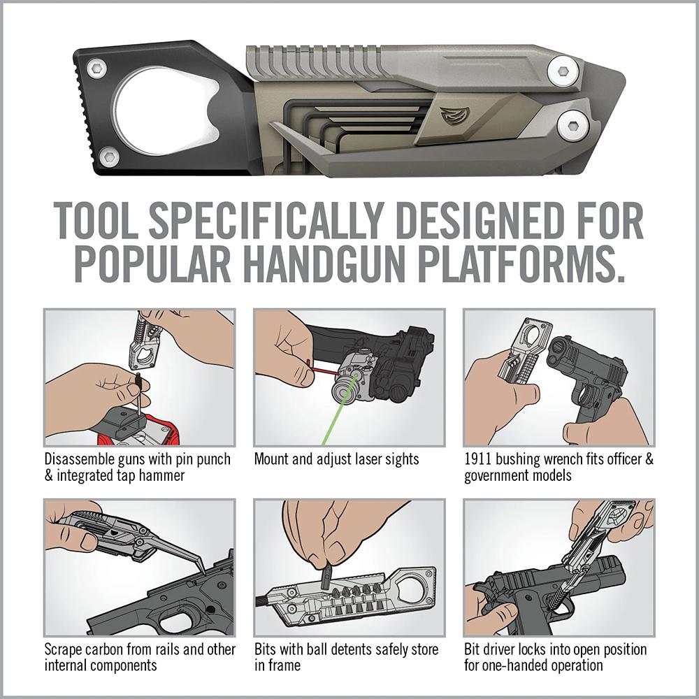 Real Avid Pistol Tool Tactical Handgun Multi-Tool Picture of Real Avid Real Avid Pistol Tool