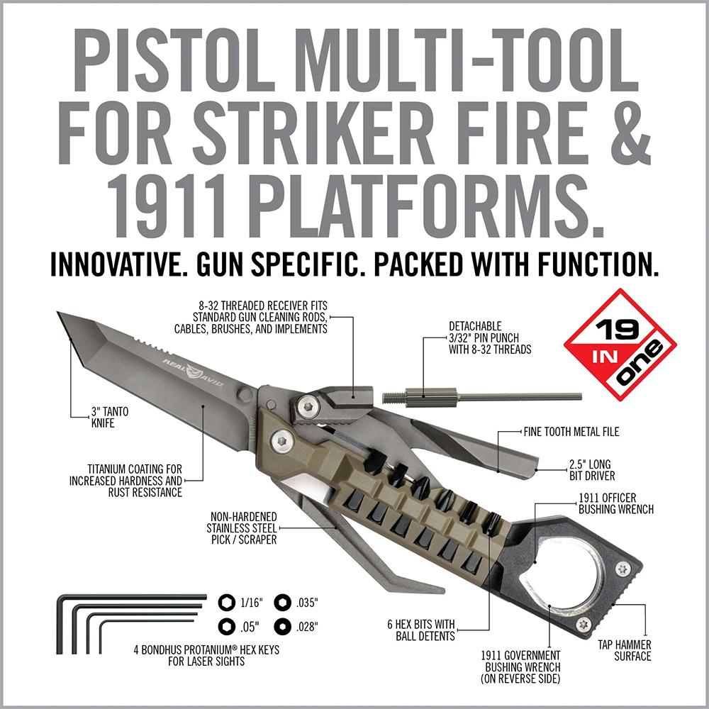 Real Avid Pistol Tool Tactical Handgun Multi-Tool Picture of Real Avid Real Avid Pistol Tool