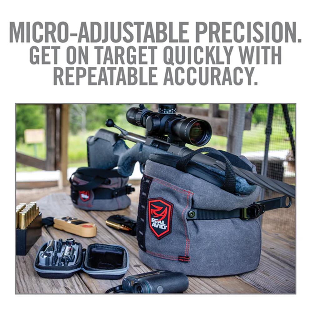 Real Avid Ratchet Rest Adjustable Height Shooting Bag Front Medium Picture of Real Avid Real Avid Ratchet Rest ? Adj Height Shooting Bag - Front/Rear (Medium)