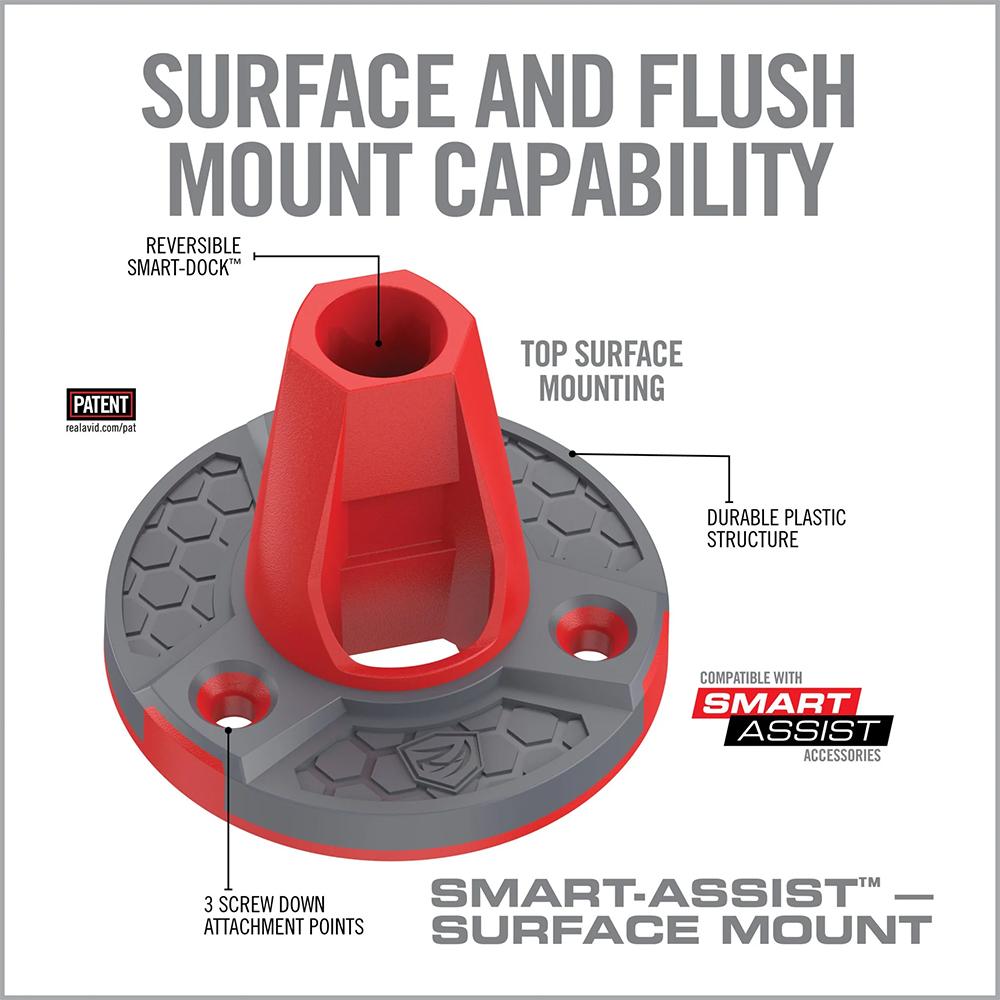 Real Avid Smart-Assist Surface Mount 3/ct Picture of Real Avid Real Avid Smart-Assist Surface Mount 3-Pack