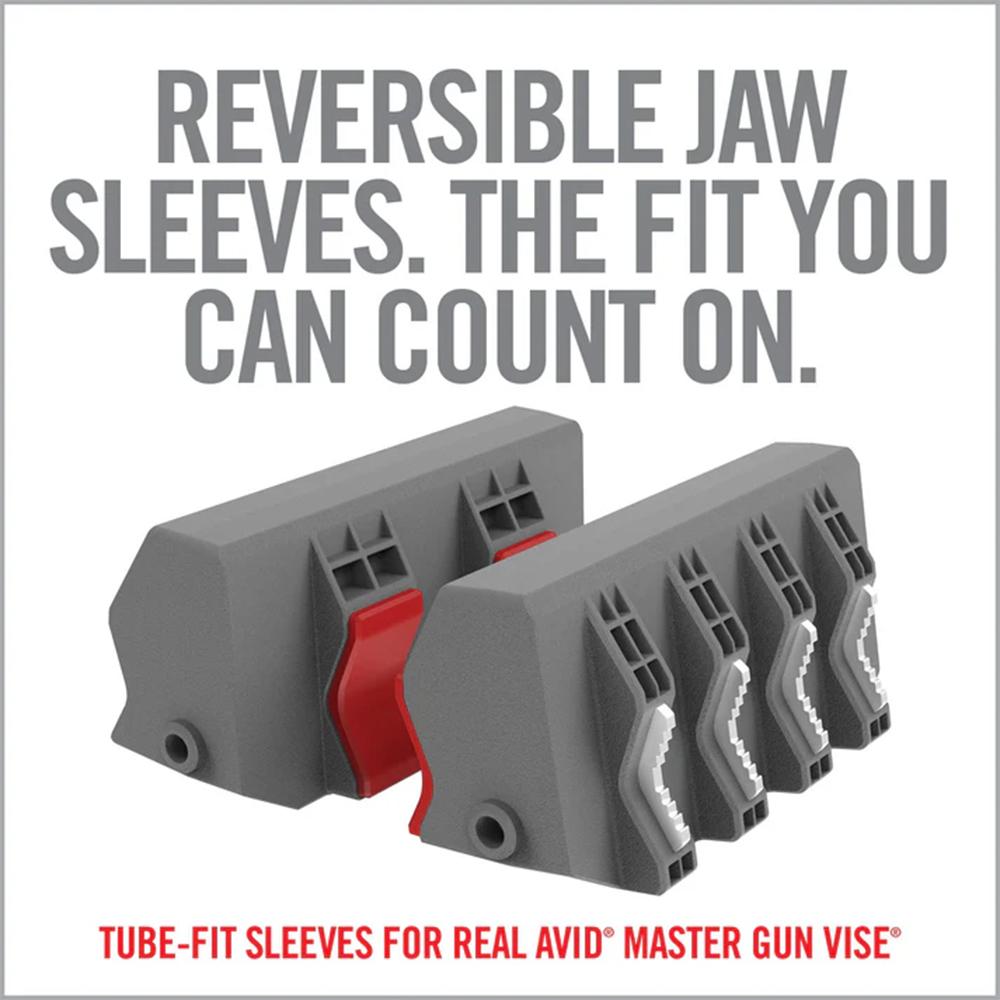 Real Avid Smart-Jaws Tube-Fit for Master Gun Vise Picture of Real Avid Real Avid Smart-Jaws - Tube-Fit Sleeves