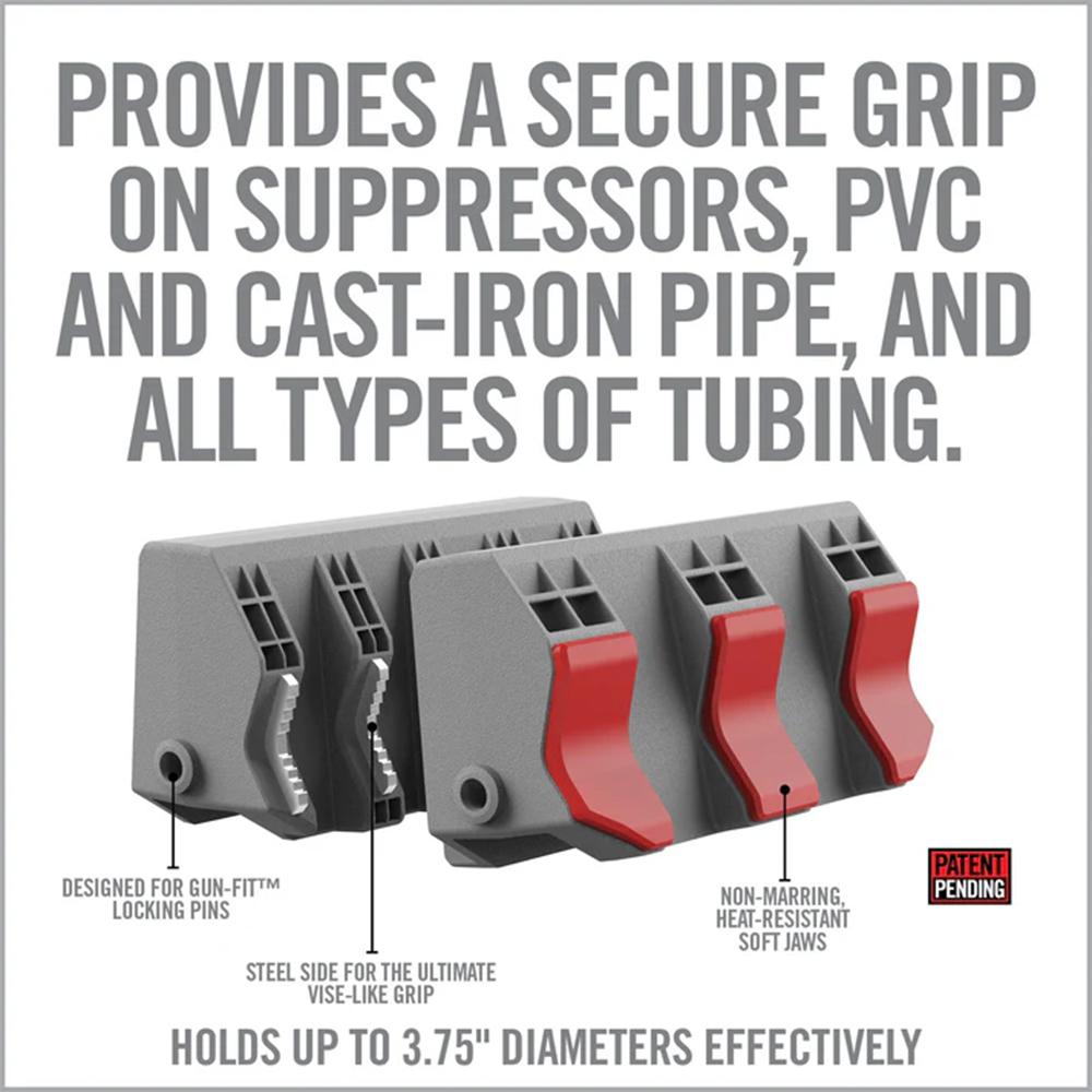 Real Avid Smart-Jaws Tube-Fit for Master Gun Vise Picture of Real Avid Real Avid Smart-Jaws - Tube-Fit Sleeves