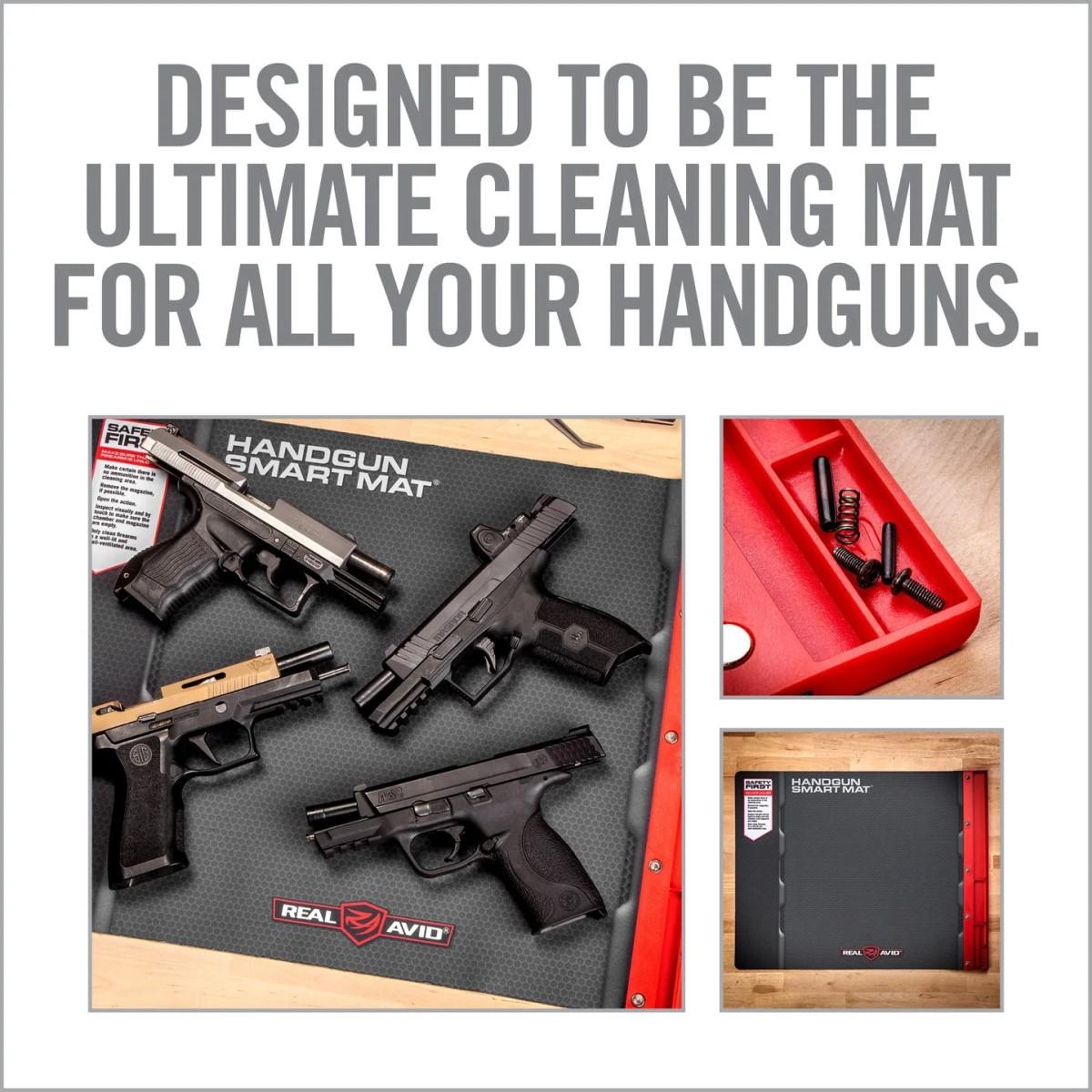 Real Avid Handgun Smart Cleaning Mat Picture of Real Avid Real Avid Handgun Smart Mat