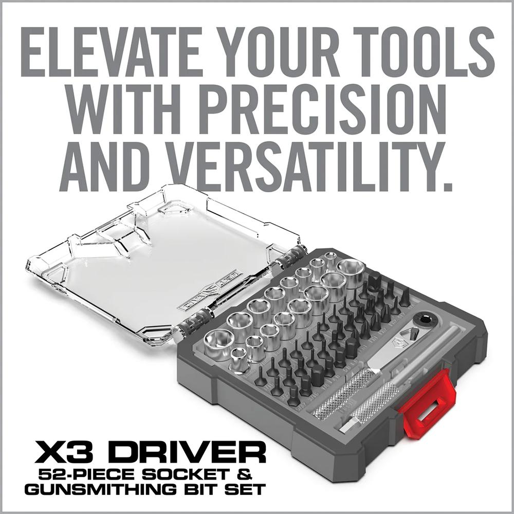 Picture of Real Avid Real Avid X3 Driver 52-Piece Socket & Gunsmithing Bit Set