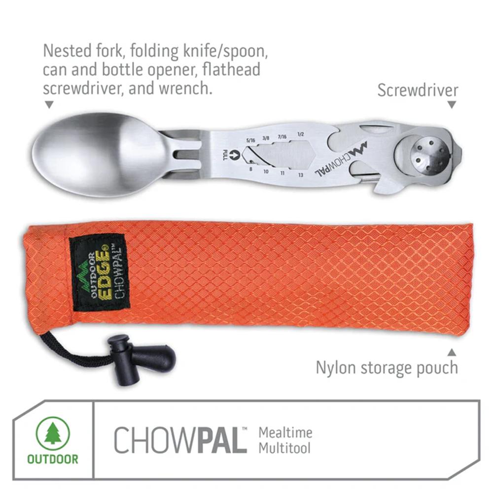 Outdoor Edge Chowpal Camp Utensil and Multi-Tool Picture of Outdoor Edge Outdoor Edge Chowpal Mealtime Nesting Multitool