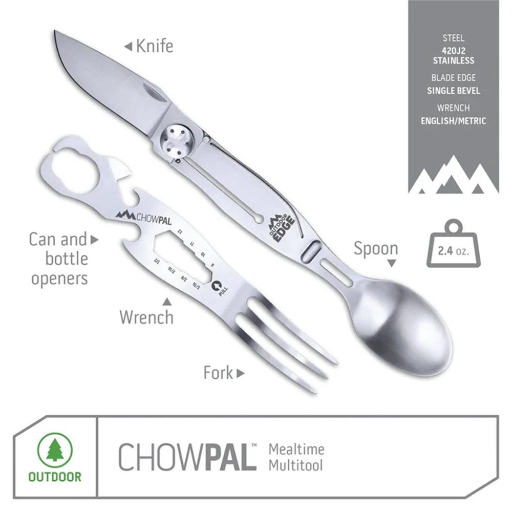 Outdoor Edge Chowpal Camp Utensil and Multi-Tool Picture of Outdoor Edge Outdoor Edge Chowpal Mealtime Nesting Multitool