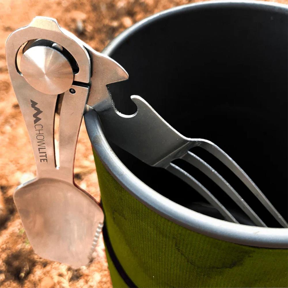 Outdoor Edge ChowLite Compact Folding Camp Utensil Picture of Outdoor Edge Outdoor Edge Chowlite Folding Mealtime Multitool
