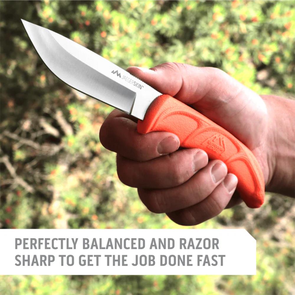 Outdoor Edge Jaeger Pak All-In-One 8-Piece Game Processing Kit Picture of Outdoor Edge Outdoor Edge Jager-Pak 8 Piece Knife Kit Blow Mold Case