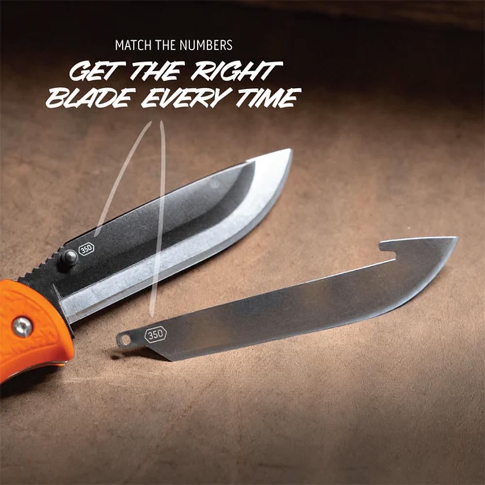 Outdoor Edge RazorPro L Replaceable Blade Hunting Knife 3-1/2" Drop Point Blade Black Picture of Outdoor Edge RAZOR-LITE (Black-6 Blades) Cla