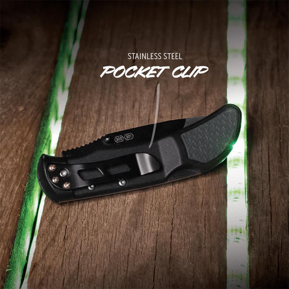 Outdoor Edge RazorEDC Lite Replaceable Blade Folding Knife 3" Drop Point Blade Orange Picture of Outdoor Edge Outdoor Edge 3.0'' Razor-Edc Lite Knf Orng 4 Stainless Drop Point Blades