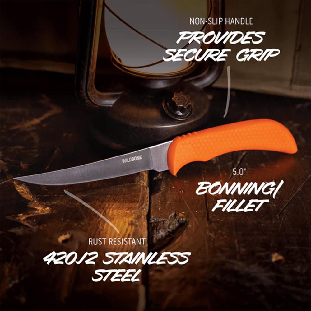 Outdoor Edge Wildlite 6-Piece Hunting Knife Kit with Blow Mold Case Picture of Outdoor Edge Outdoor Edge Wildlite 6 Piece Knife Kit Blow Mold Case