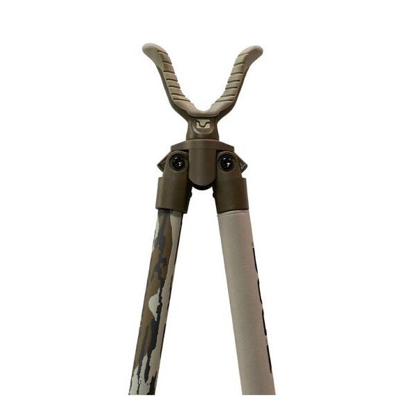 BOG Camo DeadShot Bipod - Mossy Oak Bottomland Picture of AOB BOG Camo DeadShot Bipod Mossy Oak Bottomland