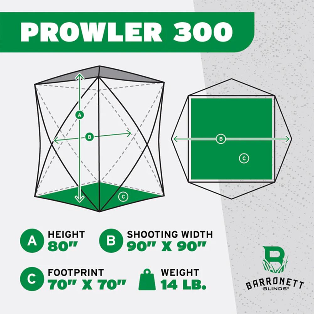 Barronett Blinds Prowler 300 Ground Blind Bloodtrail Backwoods Camo Picture of Ardisam (River's Edge/ Barronett Blinds) ARDISAM PROWLER 300 BLOODTRAIL BACKWOODS BLIND