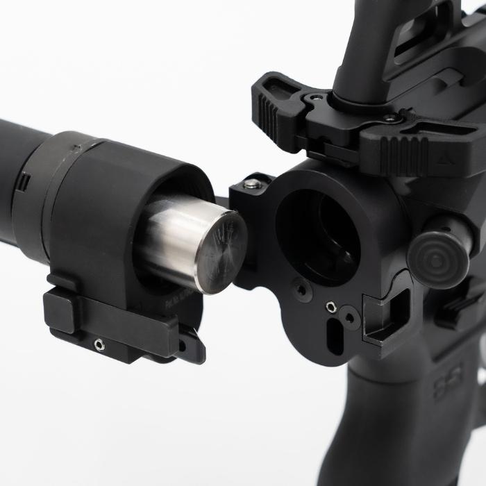 Shields Arms SA-9 Gen 2 Stripped Folding Lower Receiver - 9mm Luger 7075-T6 Aluminum Black Accepts Glock Style Magazines Picture of Shield Arms SA-9 Stripped Lower Receiver 9mm folding  receiver billet Black