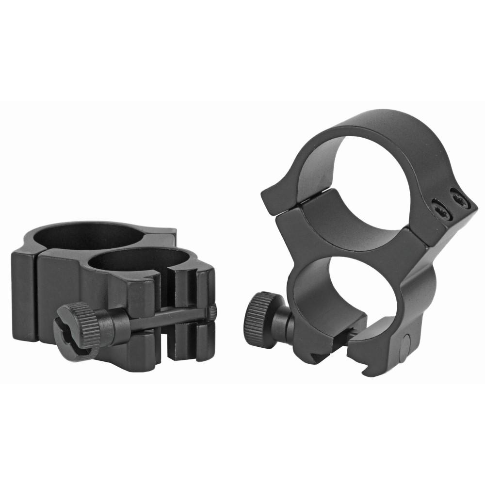 Redfield See Through Scope Rings .22 cal 3/8" Dovetail Black 2/ct Picture of Redfield SEE THRU RINGS - 3/8" DOVETAIL