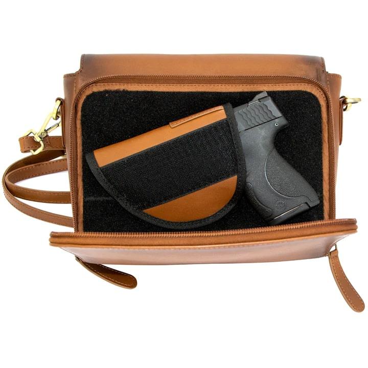 Rugged Rare Smith & Wesson Dynamic Crossbody Concealed Carry Tan Picture of Rugged Rare S&W - Dynamic Crossbody-Tan