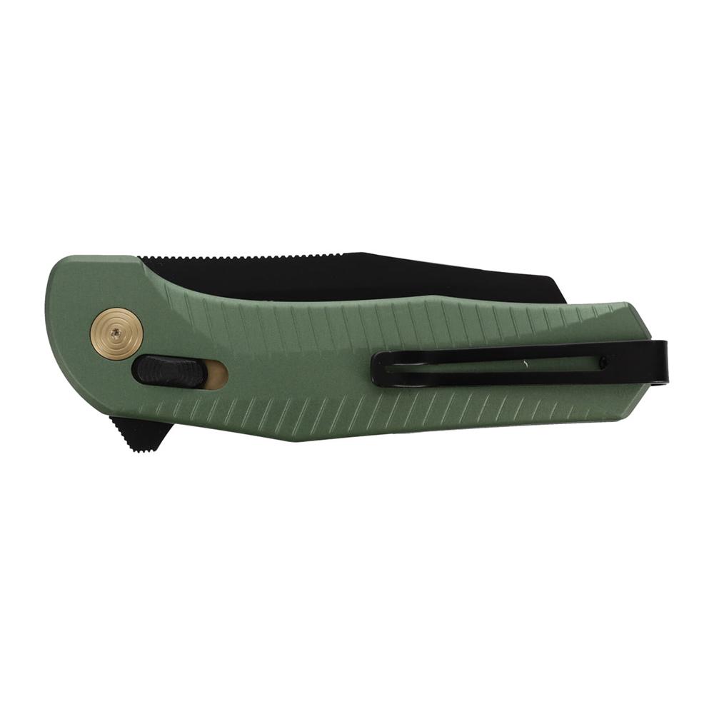SOG Knives Diverge XR Folding Knife 3" Sheepsfoot Blade Black and Forest Green Blister Pack Picture of Sog Specialty Knives Inc. SOG KNIFE 2.9in Blade DIVERGE XR/FOREST GRN + BLACK BLISTER PACK FOLDING