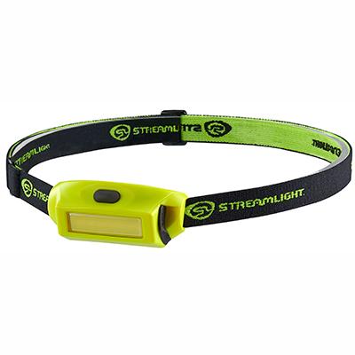 Streamlight Bandit Pro Rechargeable Headlamp 180 Lumens - Yellow Picture of Streamlight BANDIT PRO - INCLUDES USB CORD AND ELASTIC HEADSTRAP - YELLOW ? CLAM