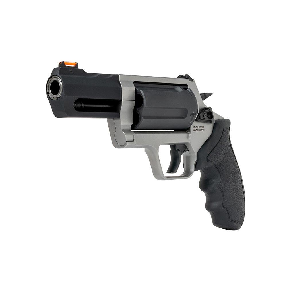 Taurus Judge Handgun .45 Colt/.410ga 5rd Capacity 3'' Barrel Stainless Frame/Matte Cylinder Picture of Taurus International Inc. Taurus JUDGE .45 COLT/.410 GA DUO TONE 3'' 5-RD