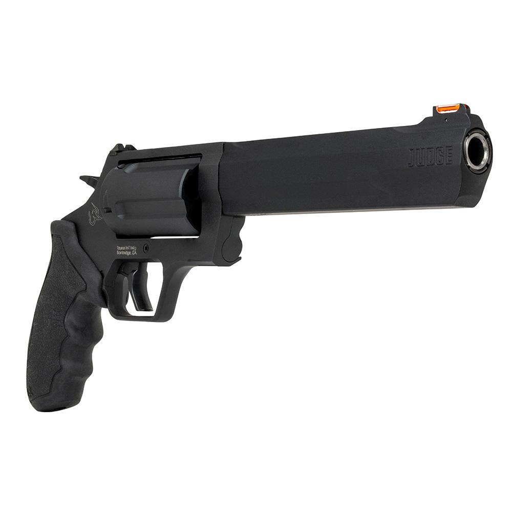 Taurus Judge Handgun .45 Colt/.410ga 5rd Capacity 6.5'' Barrel Black Picture of Taurus International Inc. Taurus JUDGE .45 COLT/.410 GA BK 6.5'' 5-RDS