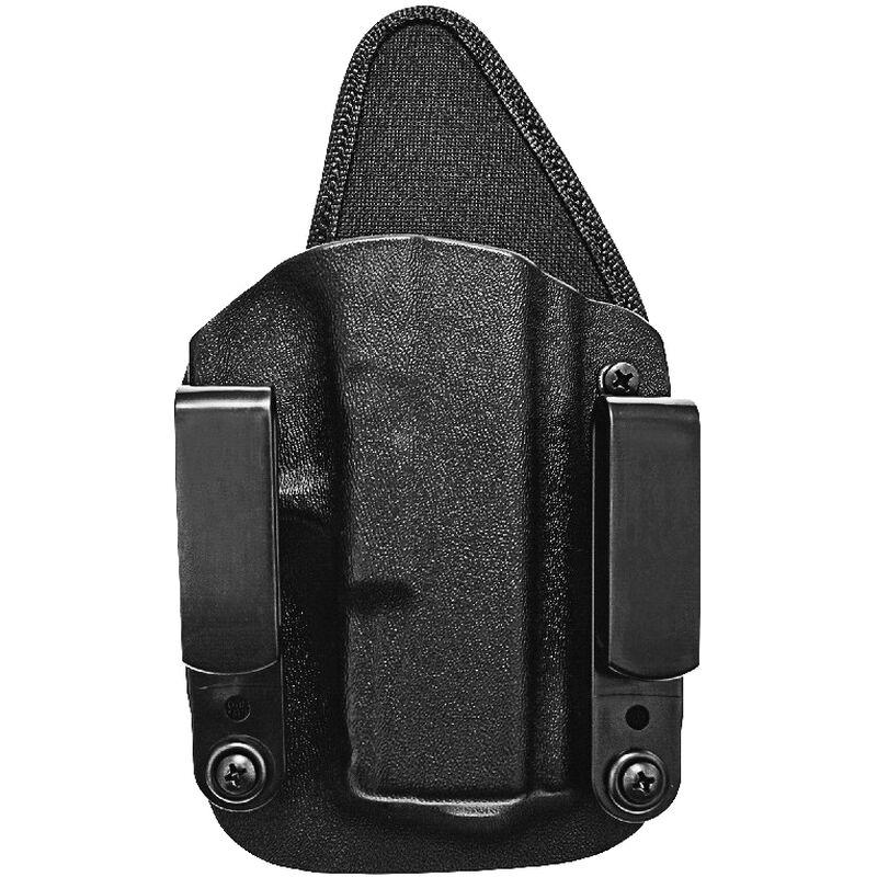 Tagua The Recruiter Hybrid IWB Kydex Holster for S&W Shield 9mm/40mm Black Ambidextrous Picture of Tagua Gun Leather Hybrid IWB Kydex Holster FOR S&W SHIELD 9mm & 40mm Black Ambidextrous