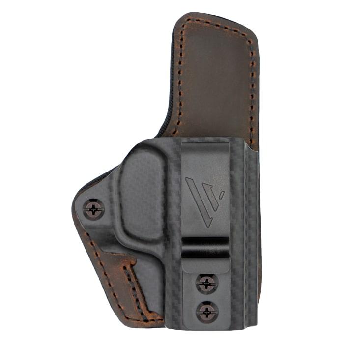 Versacarry Comfort Flex Custom IWB Holster RH for S&W M&P Shield Brown Picture of Versacarry By Sitzco Llc. COMFORT FLEX CUSTOM / IWB POLYMER HOLSTER M&P SHIELD