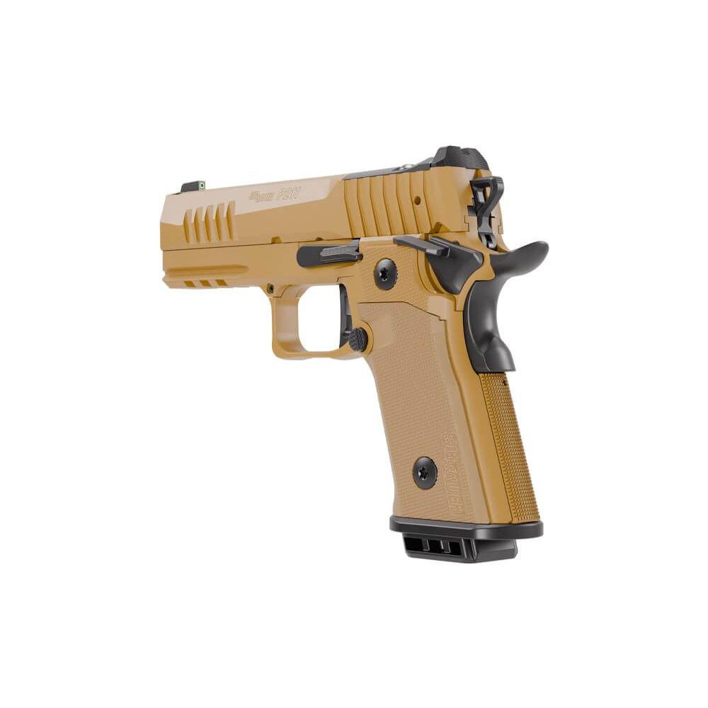 Sig Sauer P211-GT4 SAO Handgun 9mm Luger 21(2) &17(1)rd Magazines 4.2" Barrel Coyote Tan Night Sights Optic Ready Picture of Sig Sauer P211 9MM 4.2IN COY SAO X-RAY 3 OR (2)21RD (1)17RD MAG