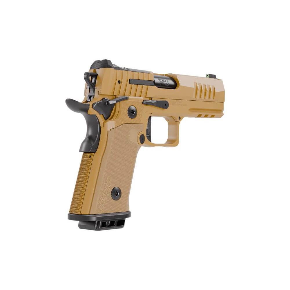 Sig Sauer P211-GT4 SAO Handgun 9mm Luger 21(2) &17(1)rd Magazines 4.2" Barrel Coyote Tan Night Sights Optic Ready Picture of Sig Sauer P211 9MM 4.2IN COY SAO X-RAY 3 OR (2)21RD (1)17RD MAG