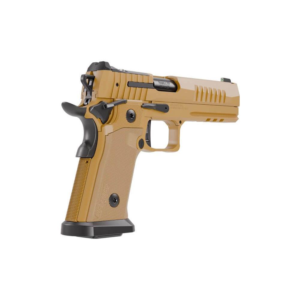 Sig Sauer P211-GT5 SAO Handgun 9mm Luger 21(2) &17(1)rd Magazines 5" Barrel Coyote Tan Night Sights Optic Ready Picture of Sig Sauer P211 9MM 5IN COY SAO X-RAY 3 OR (2)21RD (1)17RD MAG