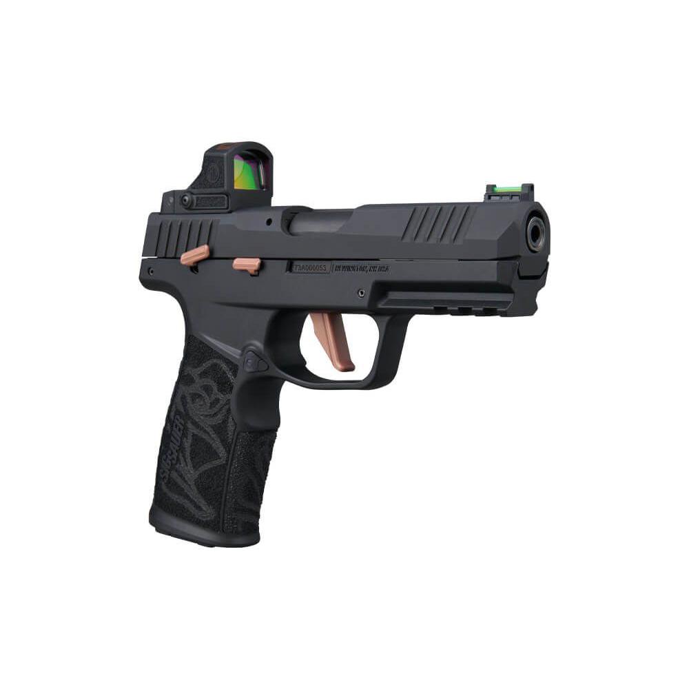 Sig Sauer P322 Rose Romeo RS Handgun .22 LR 10rd Magazines (3) 4" Barrel Black with Rose Savior Gun Bag Picture of Sig Sauer P322 22LR 4IN ROSE BLK FIBER OPTIC SIGHT (3)10RD ROSE RS SAVIOR BAG