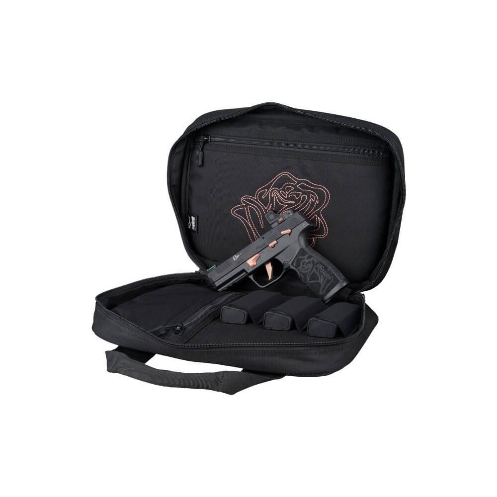 Sig Sauer P322 Rose Romeo RS Handgun .22 LR 10rd Magazines (3) 4" Barrel Black with Rose Savior Gun Bag Picture of Sig Sauer P322 22LR 4IN ROSE BLK FIBER OPTIC SIGHT (3)10RD ROSE RS SAVIOR BAG