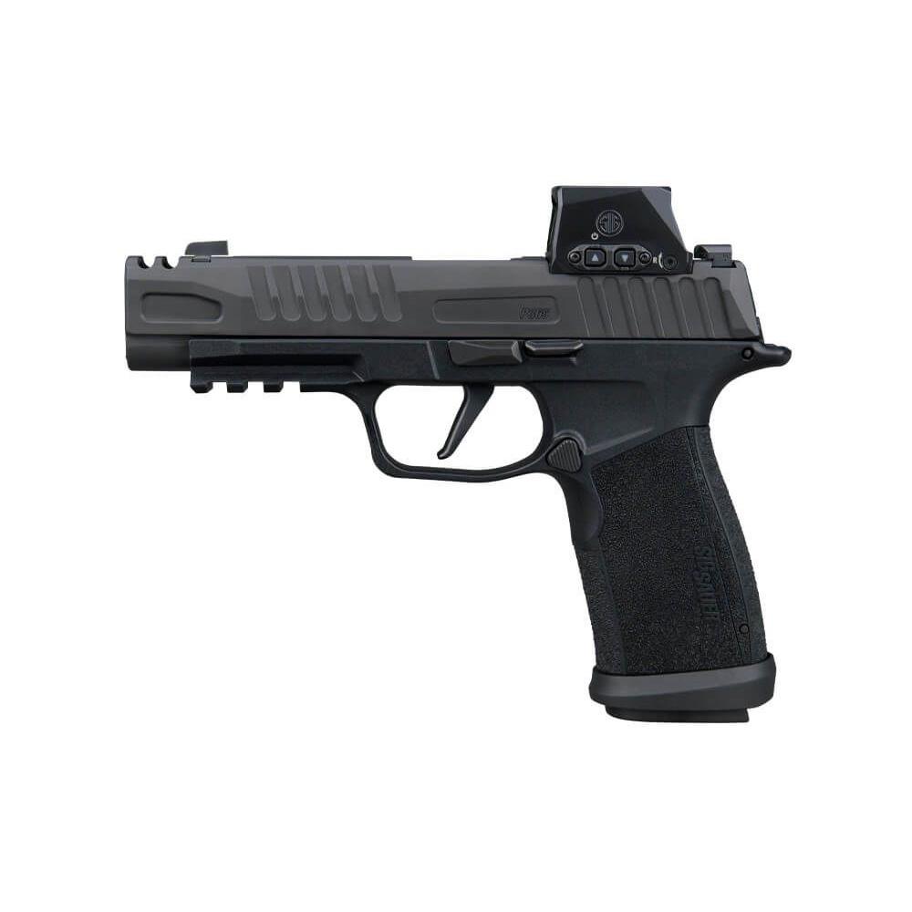 Sig Sauer P365 Fuse Comp Handgun 9mm Luger 21(2) &17(1)rd Magazines 3.7" Barrel Black Modular Polymer Grip Romeo Sig Loc Picture of Sig Sauer P365 9MM 3.7IN BLK X-RAY 3 MOD POLY GRIP (2)21RD(1)17RD COMP SIG-LOC CMPCT
