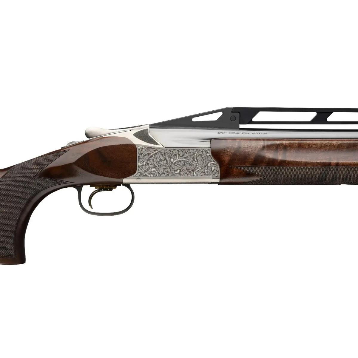Browning Citoti 825 Max Trap Adjustable Comb O/U Shotgun 12ga 2-3/4 Chamber 2rd Capacity 32'' Barrel Walnut Stock Picture of Browning Firearms Browning Citori 825 MAX TR ADJ 12GA-2.75 Chmbr 32'' Brl DS Shotgun