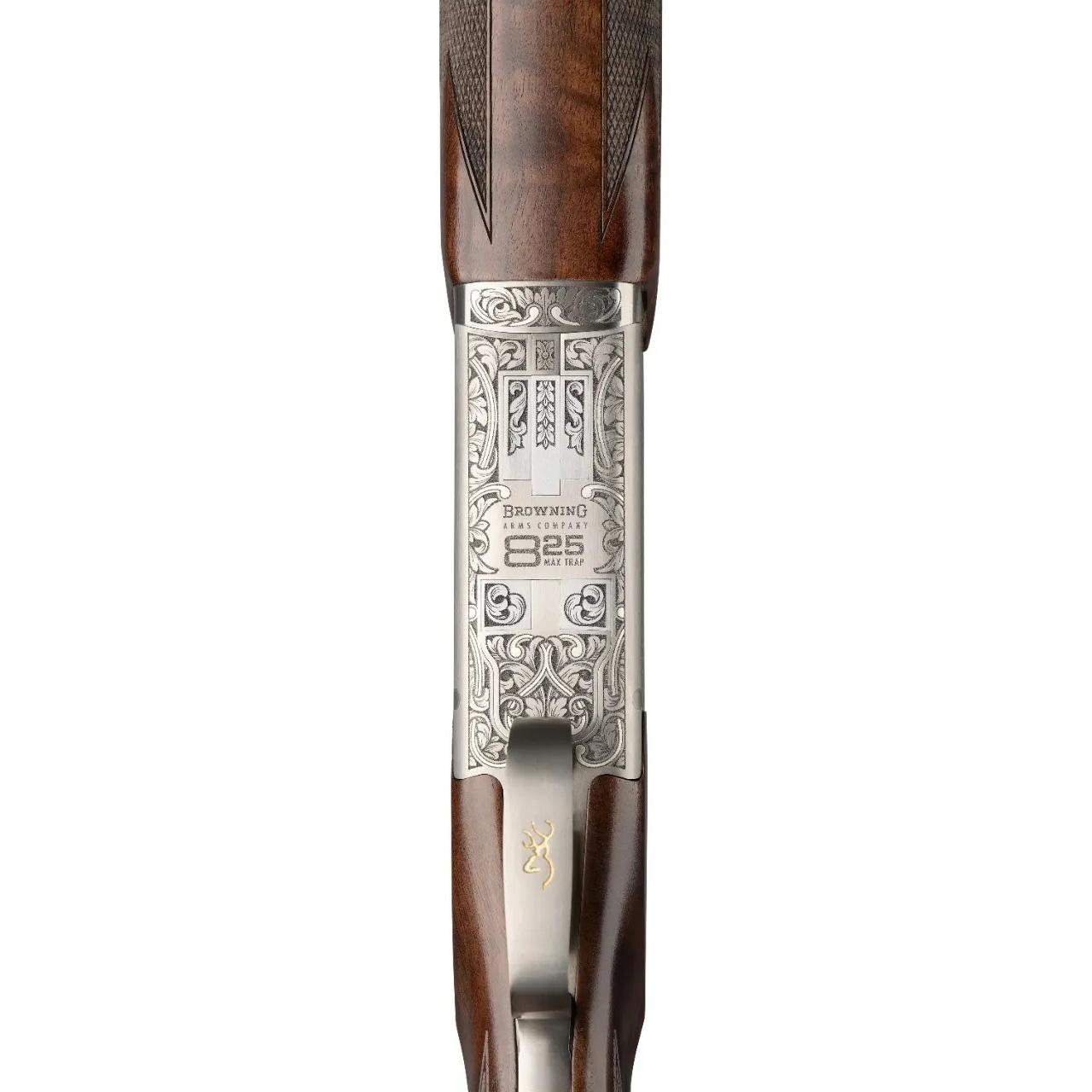 Browning Citoti 825 Max Trap Adjustable Comb O/U Shotgun 12ga 2-3/4 Chamber 2rd Capacity 32'' Barrel Walnut Stock Picture of Browning Firearms Browning Citori 825 MAX TR ADJ 12GA-2.75 Chmbr 32'' Brl DS Shotgun