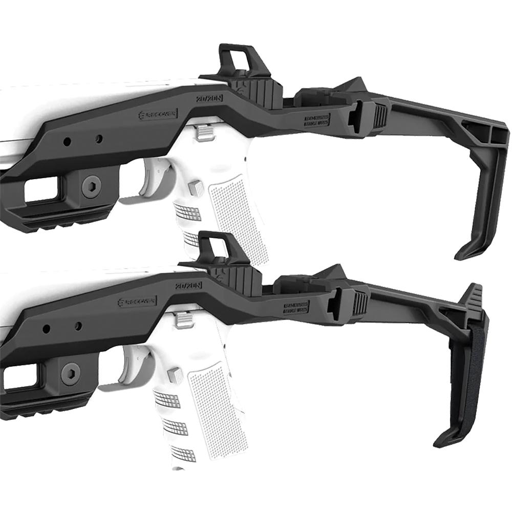 Recover Tactical 20/20N Stabilizer Kit for Glock with Angled Magwell with Brace Black Picture of Recover Tactical RECOVER TACTICAL 2020N+SLX+MG9+UR+CR+FS+ML3RAIL BRACE BLACK