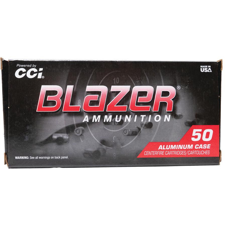 CCI Blazer Aluminum Handgun Ammunition .380 ACP 95gr FMJ 945 fps 1000/ct Case (20-50/ct Boxes) Picture of Cci BLAZER 380 AUTO 95GR FMJ AMMO 1000RD