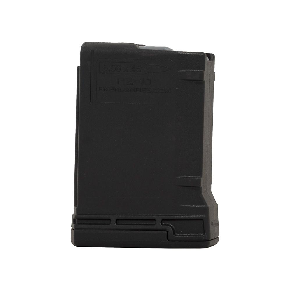 Amend2 AR-15/M4/M16 Mod-A Rifle Magazine Black 5.56x45mm NATO/.223 Rem 10/rd Picture of C&E Innovations DBA Amend2 Amend2 AR-15/M4/M16 5.56x45mm NATO/.223 Rem Mod-A Blk 10Rd Mag