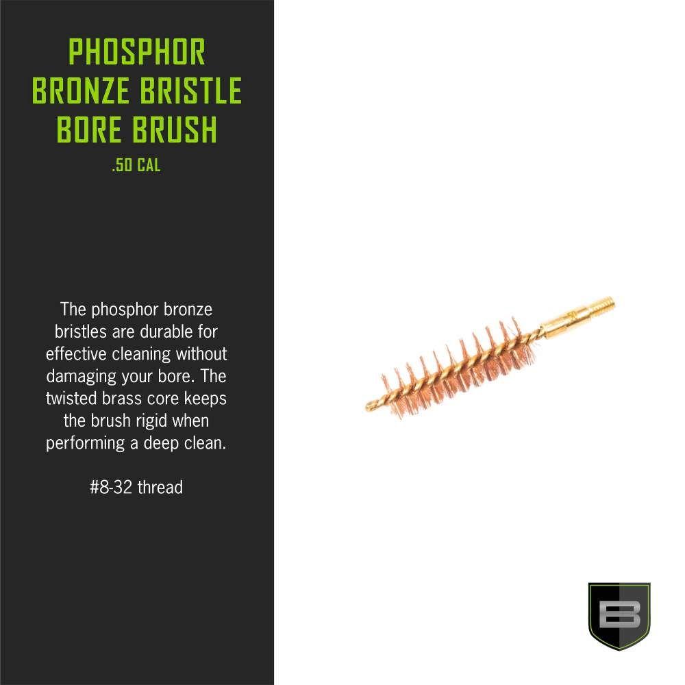 Breakthrough Clean Technologies Phosphorus Bronze Bristle Bore Brush .50 Cal Picture of The Allen Company Inc. Allen Breakthrough Phosphorus Bronze Bristle Bore Brush .50 Cal