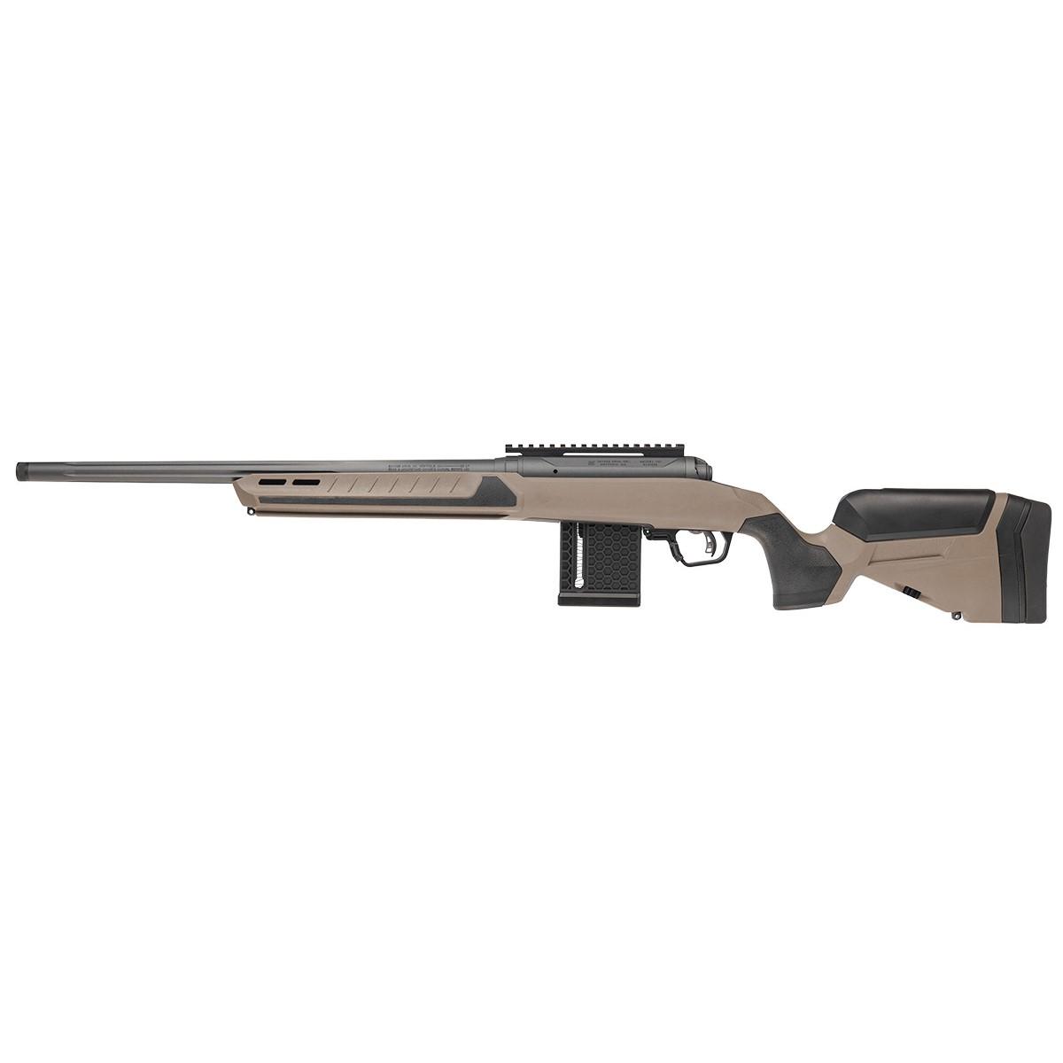 Savage Arms 110 RF Core Tactical Rifle .22 LR 10rd Magazine 20'' Threaded Barrel Coyote Tan Stock Picture of Savage Arms Savage Arms 110 RF Core Tactical 20'' BBL 10Rds