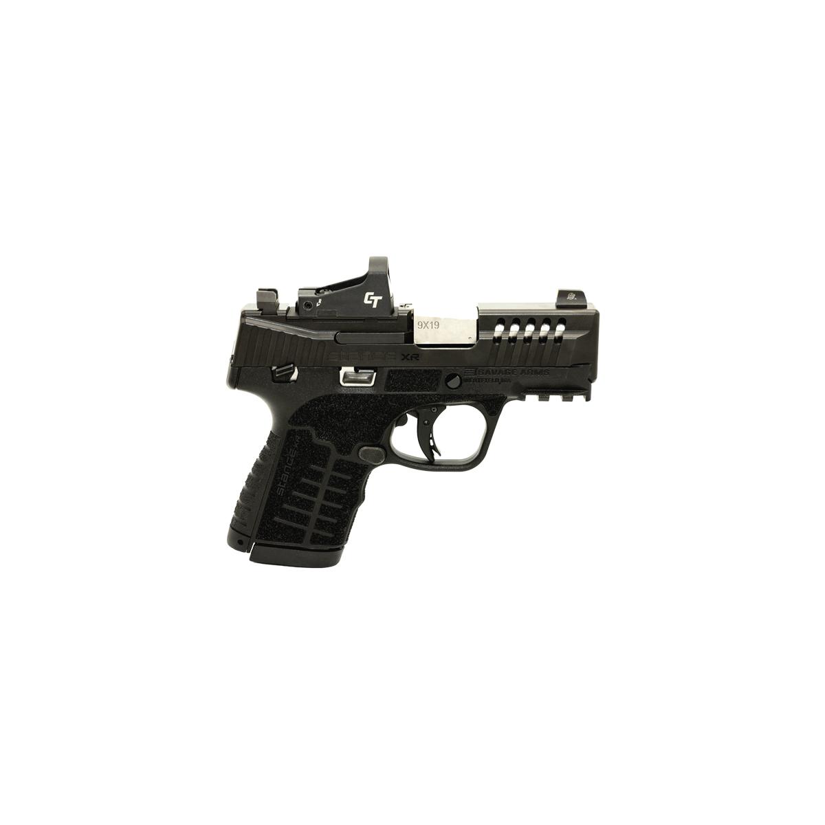Savage Stance XR MC9MS Handgun 9mm Luger 10(1)rd Magazines 3.2" Barrel Black Manual Safety w/CTS-500 Red Dot - DEMO