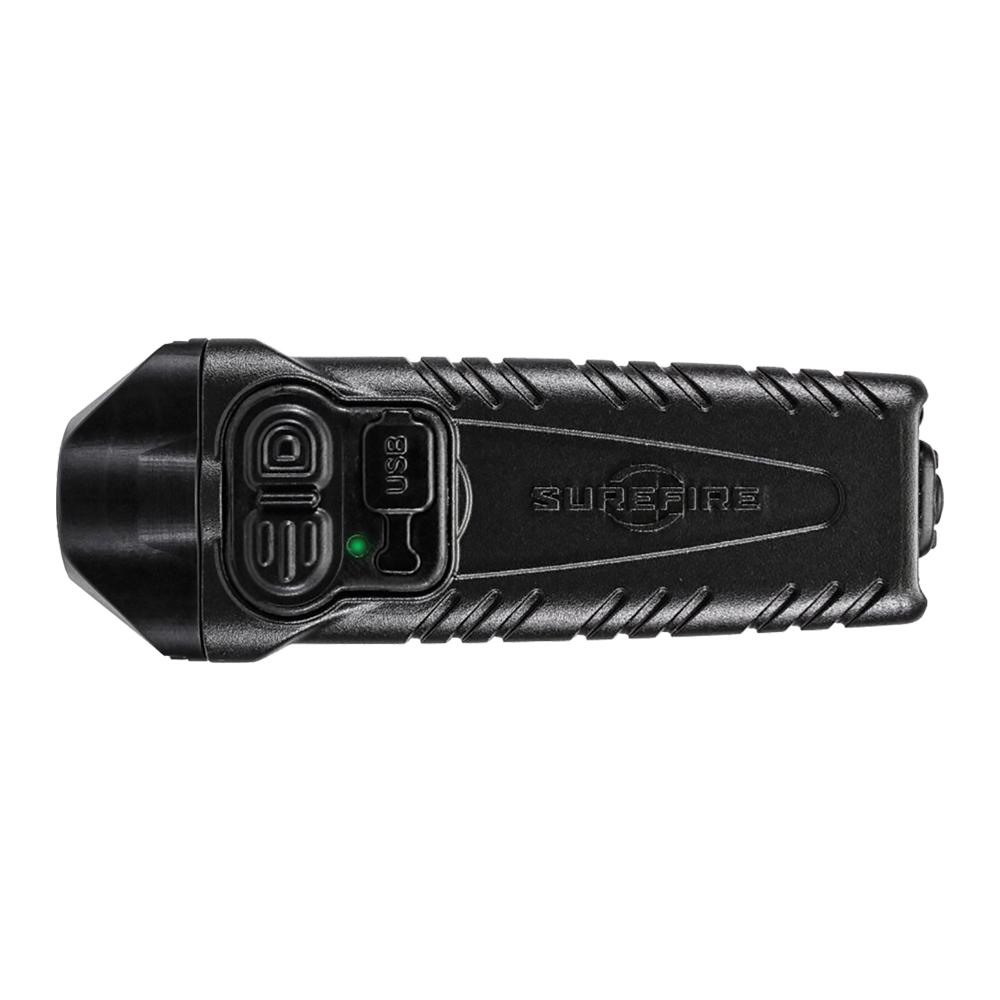 Surefire Stiletto Pro Multi-Output Rechargeable Pocket LED Flashlight 1000 Lumens Black Picture of Surefire Llc STILETTO PRO 14MM MAXVISION REFLECTOR 25/300/1000LU BLK ALUM