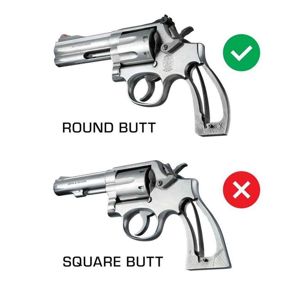 Hogue OverMolded Rubber Tamer Conversion Monogrip S&W K/L/N/X/Z-Frame Revolvers Round Butt OD Green Picture of Hogue Inc. S&W K L N X Z Frm Rd Butt Rbr Tamer Conversion Monogrip ODG