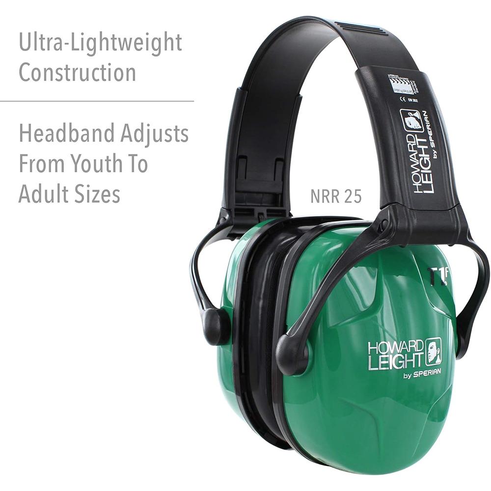 Howard Leight Shooting Sports Safety Combo Kit 25dB Ear Muffs with Clear Shooting Glasses Picture of Westchester Protective Gear DBA PIP Global Safety Westchester T1F Earmuff/A80 Eyewear Combo