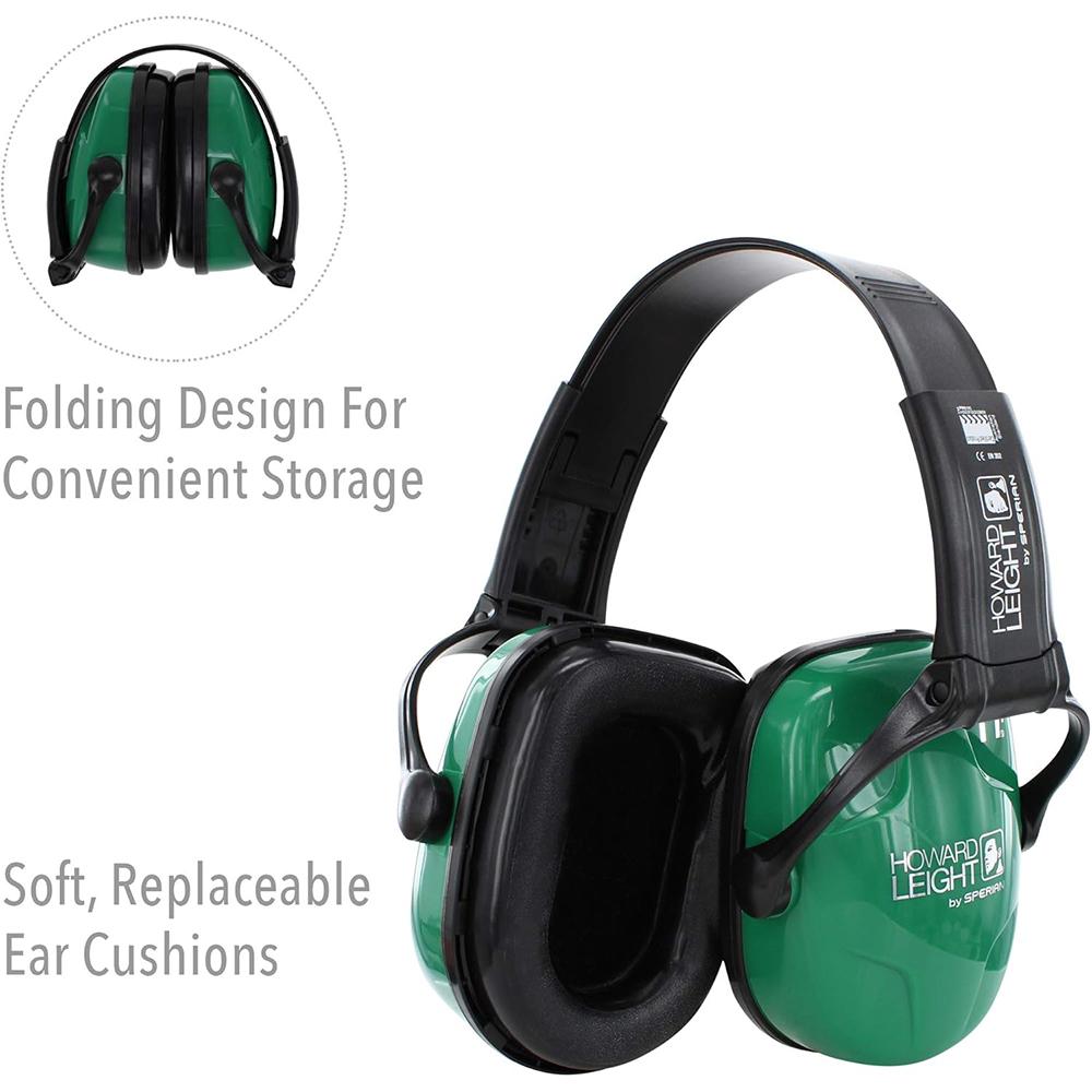 Howard Leight Shooting Sports Safety Combo Kit 25dB Ear Muffs with Clear Shooting Glasses Picture of Westchester Protective Gear DBA PIP Global Safety Westchester T1F Earmuff/A80 Eyewear Combo