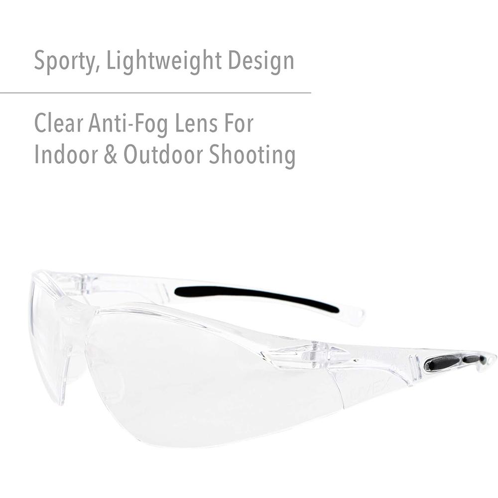 Howard Leight Shooting Sports Safety Combo Kit 25dB Ear Muffs with Clear Shooting Glasses Picture of Westchester Protective Gear DBA PIP Global Safety Westchester T1F Earmuff/A80 Eyewear Combo