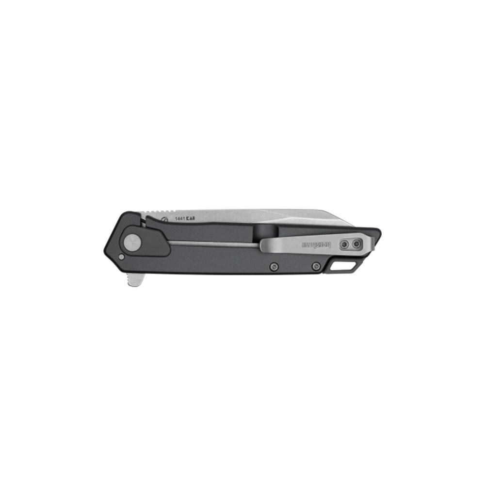 Kershaw Misdirect XL Folding Knife 3-3/8" Reverse Tanto Blade Black Clam Picture of Kershaw Knives Misdirect XL Folding Knife Clam
