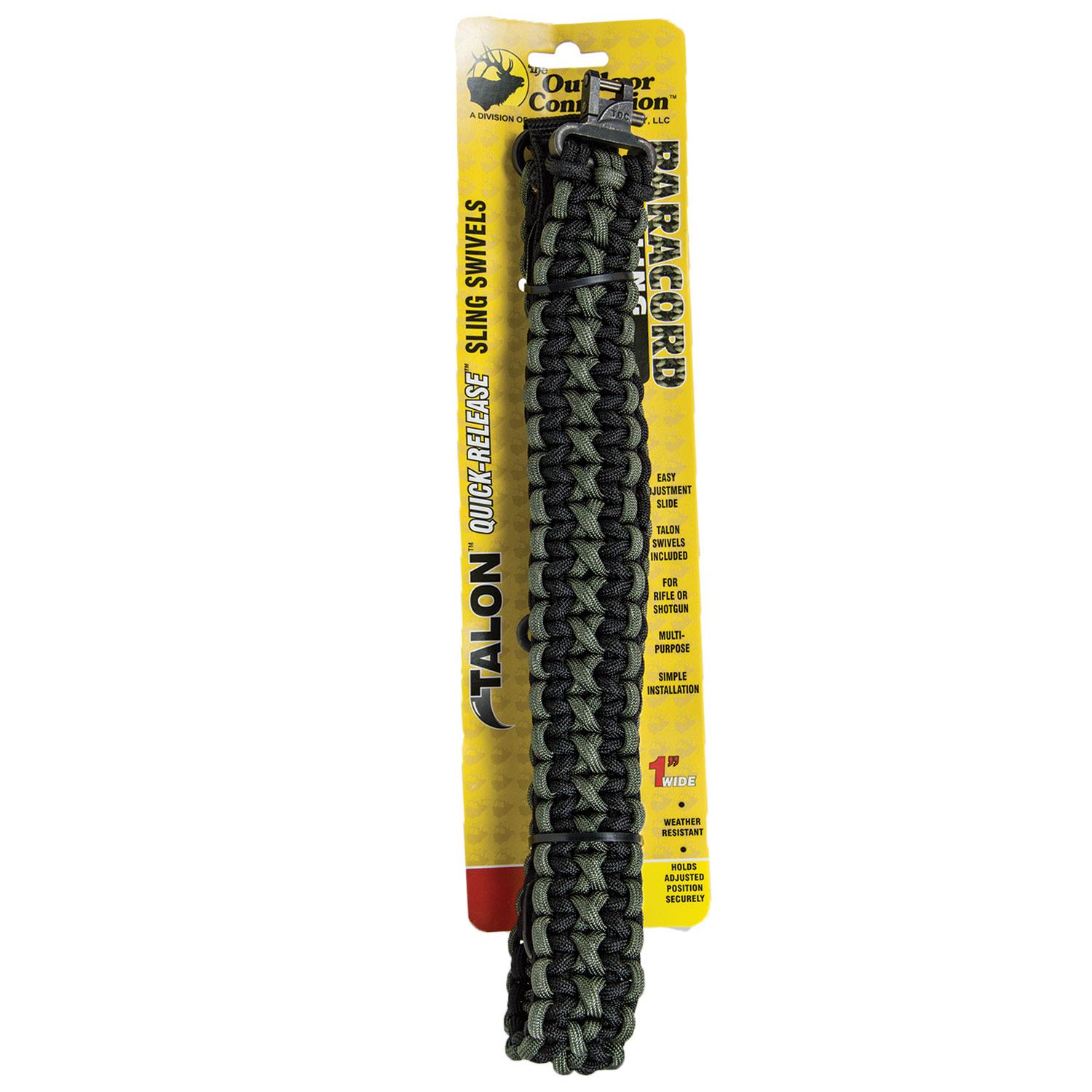 Outdoor Connection Sling - Paracord Black Talons Picture of Outdoor Connection Sling Paracord Blk Talons