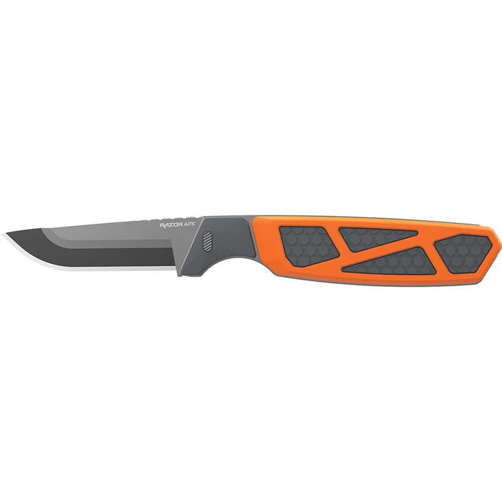 Outdoor Edge Razor Apx Folding Knife 6 3" Blades Orange Picture of Outdoor Edge Outdoor Edge 3.0'' Razor Apx Orng G10 Steel Ball Bearing Flipper 6 Blds