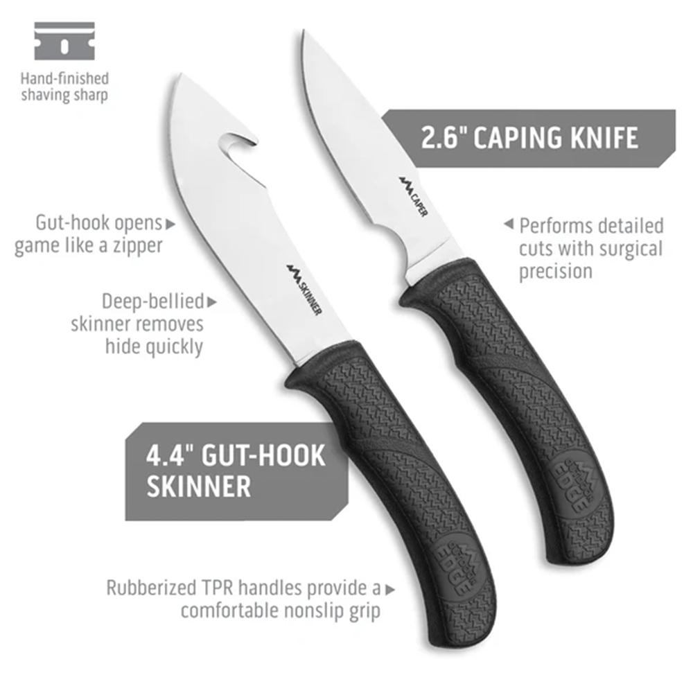 Outdoor Edge ButcherLite Game Processing Kit 8-Piece Game Processing Kit Picture of Outdoor Edge Outdoor Edge Butcher-Lite 8 Piece Processing Knife Set Roll Pack