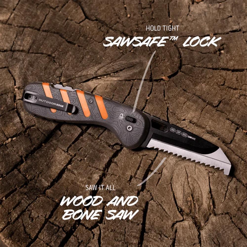 Outdoor Edge Razor HTX Replaceable Blade Folding Knife 3" Blades Grey Picture of Outdoor Edge Outdoor Edge Razor Htx 3.0'' Folding Knife Gray And Orange Blk Hardware